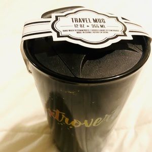 Ceramic Travel Mug Extrovert 10 strawberry street